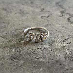 Tiffany & Co. Paloma’s Graffiti Love Ring in Sterling Silver
